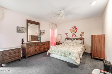 Home, sweet home! This charming 3-bedroom residence backing to on Sun City Riverview Golf Course in Arizona - for sale on GolfHomes.com, golf home, golf lot