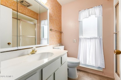 Home, sweet home! This charming 3-bedroom residence backing to on Sun City Riverview Golf Course in Arizona - for sale on GolfHomes.com, golf home, golf lot