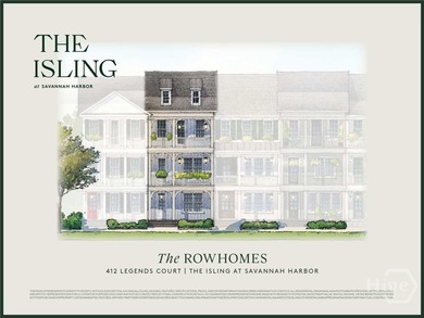 The Rowhome at The Isling brings a modern twist to classic on The Club At Savannah Harbor in Georgia - for sale on GolfHomes.com, golf home, golf lot