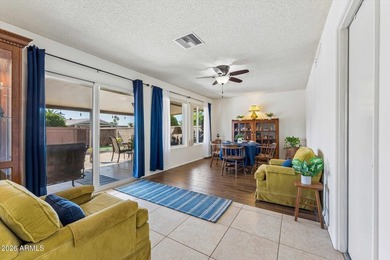 This 1,832 sq ft Sun City home delivers one of the community's on PalmBrook Country Club in Arizona - for sale on GolfHomes.com, golf home, golf lot