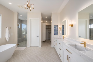 Experience refined desert living in this stunning custom home on The Ledges Golf Club in Utah - for sale on GolfHomes.com, golf home, golf lot