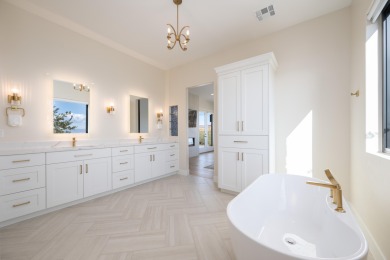 Experience refined desert living in this stunning custom home on The Ledges Golf Club in Utah - for sale on GolfHomes.com, golf home, golf lot