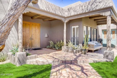 A true Troon oasis! This beautiful custom home was perfectly on Troon Country Club in Arizona - for sale on GolfHomes.com, golf home, golf lot