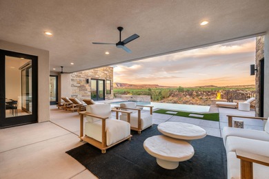 Experience refined desert living in this stunning custom home on The Ledges Golf Club in Utah - for sale on GolfHomes.com, golf home, golf lot