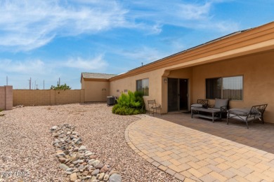 Discover this charming 2 bed, 2 bath home with an office on Grande Valley Ranch Golf Club in Arizona - for sale on GolfHomes.com, golf home, golf lot