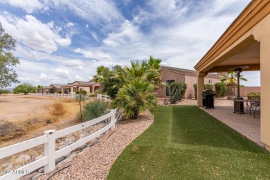 Discover this charming 2 bed, 2 bath home with an office on Grande Valley Ranch Golf Club in Arizona - for sale on GolfHomes.com, golf home, golf lot