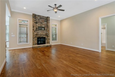 One of a kind custom, ranch-style home with courtyard entry and on Anderson Creek Golf Club in North Carolina - for sale on GolfHomes.com, golf home, golf lot