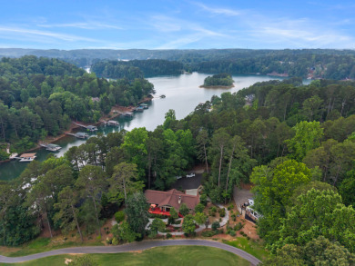 Picturesque Signature Hole #7 Home in Keowee Key on Keowee Key Golf and Country Club in South Carolina - for sale on GolfHomes.com, golf home, golf lot