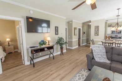 This rare ground floor, end unit has lots of natural light on  in South Carolina - for sale on GolfHomes.com, golf home, golf lot