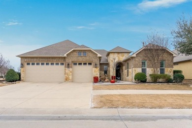 Stunning brick and stone Navarro home with Casita. Set on the on Wildhorse Golf Club of Robson Ranch in Texas - for sale on GolfHomes.com, golf home, golf lot