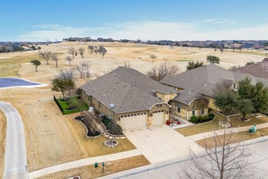 Stunning brick and stone Navarro home with Casita. Set on the on Wildhorse Golf Club of Robson Ranch in Texas - for sale on GolfHomes.com, golf home, golf lot