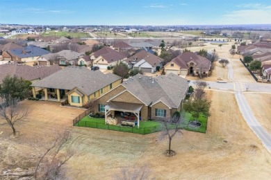 Stunning brick and stone Navarro home with Casita. Set on the on Wildhorse Golf Club of Robson Ranch in Texas - for sale on GolfHomes.com, golf home, golf lot