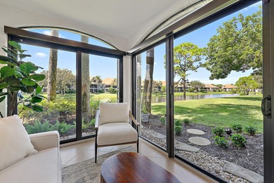 Enjoy serene lakefront views from this beautifully updated on Jonathans Landing Golf Club in Florida - for sale on GolfHomes.com, golf home, golf lot