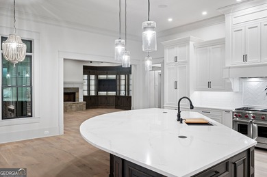 SOPHISTICATED ELEGANCE THROUGHOUT THIS STUNNING NEW CUSTOM on The Governors Towne Club in Georgia - for sale on GolfHomes.com, golf home, golf lot