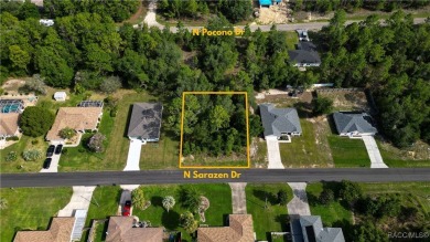 Here is a beautiful building lot 0.29 of an acre in Citrus on Citrus Springs Country Club in Florida - for sale on GolfHomes.com, golf home, golf lot