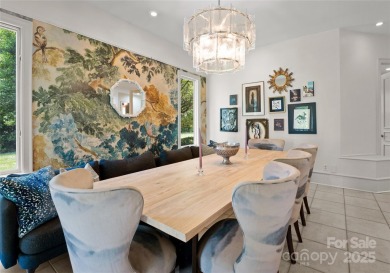 Escape to this sleek 5 bed, 4.5 bath two story contemporary home on Carmel Country Club in North Carolina - for sale on GolfHomes.com, golf home, golf lot