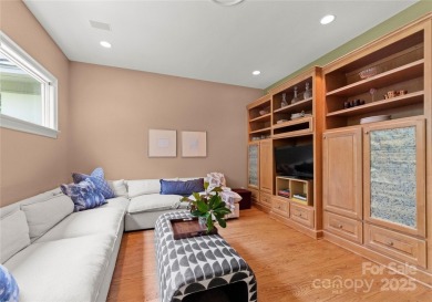 Escape to this sleek 5 bed, 4.5 bath two story contemporary home on Carmel Country Club in North Carolina - for sale on GolfHomes.com, golf home, golf lot