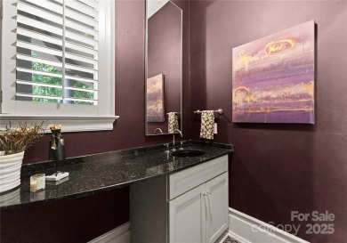 Escape to this sleek 5 bed, 4.5 bath two story contemporary home on Carmel Country Club in North Carolina - for sale on GolfHomes.com, golf home, golf lot