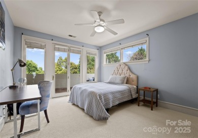 Escape to this sleek 5 bed, 4.5 bath two story contemporary home on Carmel Country Club in North Carolina - for sale on GolfHomes.com, golf home, golf lot