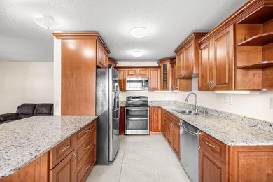 Step into this light-filled 1-bed, 1.5-bath 1st floor corner on Kings Point Golf -Flanders Way in Florida - for sale on GolfHomes.com, golf home, golf lot