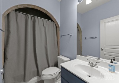 Escape to this sleek 5 bed, 4.5 bath two story contemporary home on Carmel Country Club in North Carolina - for sale on GolfHomes.com, golf home, golf lot