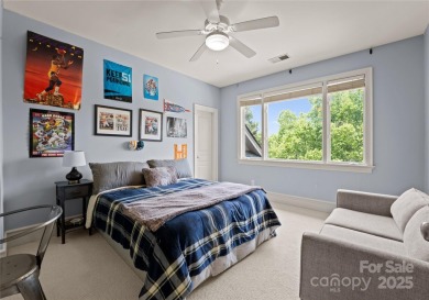 Escape to this sleek 5 bed, 4.5 bath two story contemporary home on Carmel Country Club in North Carolina - for sale on GolfHomes.com, golf home, golf lot