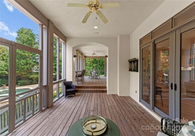 Escape to this sleek 5 bed, 4.5 bath two story contemporary home on Carmel Country Club in North Carolina - for sale on GolfHomes.com, golf home, golf lot