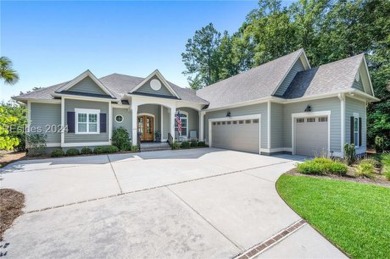 Incredible custom home on the water with bulkhead and boat slip on Hampton Hall Club in South Carolina - for sale on GolfHomes.com, golf home, golf lot