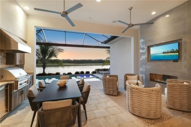A stunning showcase of modern luxury living in Miromar Lakes on Miromar Lakes Golf Club in Florida - for sale on GolfHomes.com, golf home, golf lot