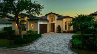 A stunning showcase of modern luxury living in Miromar Lakes on Miromar Lakes Golf Club in Florida - for sale on GolfHomes.com, golf home, golf lot