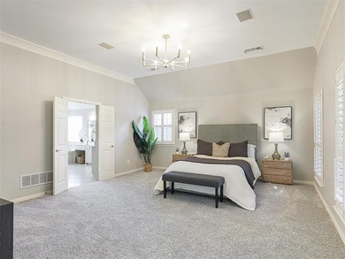 Step inside this beautiful custom home in highly sought after on The Trails of Frisco Golf Club in Texas - for sale on GolfHomes.com, golf home, golf lot