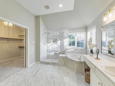 Step inside this beautiful custom home in highly sought after on The Trails of Frisco Golf Club in Texas - for sale on GolfHomes.com, golf home, golf lot