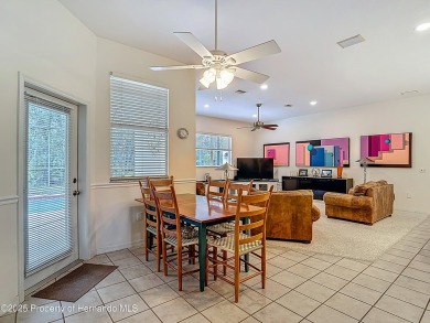 Fall in love with this picturesque Golf Course View heated pool on Citrus Hills Golf Club in Florida - for sale on GolfHomes.com, golf home, golf lot