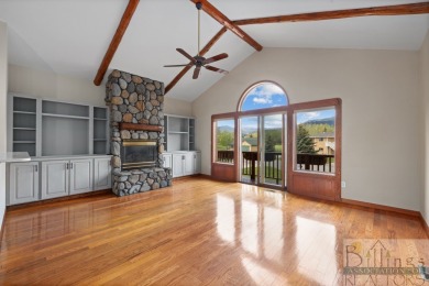 The beautiful wood floors are a defining feature at this great on Red Lodge Golf Club in Montana - for sale on GolfHomes.com, golf home, golf lot