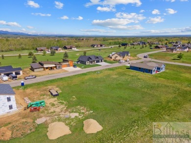 This new construction one level modern farmhouse is being built on Red Lodge Golf Club in Montana - for sale on GolfHomes.com, golf home, golf lot