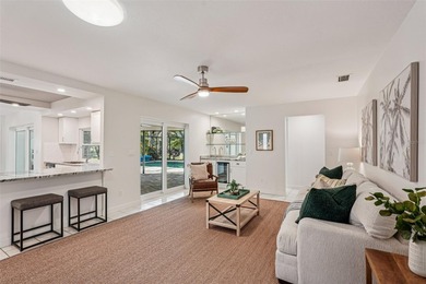 Tasteful three bedroom, two bath residence with heated private on The Meadows Golf and Country Club in Florida - for sale on GolfHomes.com, golf home, golf lot