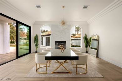 This architectural masterpiece in double guard-gated Spanish on Spanish Trail Golf and Country Club in Nevada - for sale on GolfHomes.com, golf home, golf lot