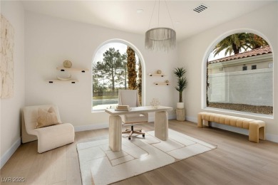 This architectural masterpiece in double guard-gated Spanish on Spanish Trail Golf and Country Club in Nevada - for sale on GolfHomes.com, golf home, golf lot