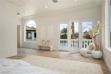 This architectural masterpiece in double guard-gated Spanish on Spanish Trail Golf and Country Club in Nevada - for sale on GolfHomes.com, golf home, golf lot