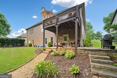 Beautiful, Ranch-Style Home with full, finished Basement and on Hampton Golf Village in Georgia - for sale on GolfHomes.com, golf home, golf lot