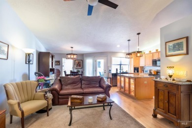Welcome to 4023 N Bayou Lane, a serene and stylish single-level on Plantation Country Club in Idaho - for sale on GolfHomes.com, golf home, golf lot