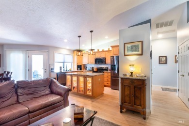Welcome to 4023 N Bayou Lane, a serene and stylish single-level on Plantation Country Club in Idaho - for sale on GolfHomes.com, golf home, golf lot