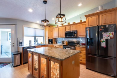 Welcome to 4023 N Bayou Lane, a serene and stylish single-level on Plantation Country Club in Idaho - for sale on GolfHomes.com, golf home, golf lot