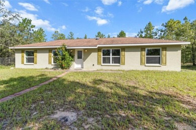 Escape to privacy and space with this 2017-built 3 bedroom, 2 on Pine Ridge Community Golf and Country Club in Florida - for sale on GolfHomes.com, golf home, golf lot