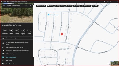 NO HOA! Buildable Corner Lot, fast developing community of on Citrus Springs Country Club in Florida - for sale on GolfHomes.com, golf home, golf lot