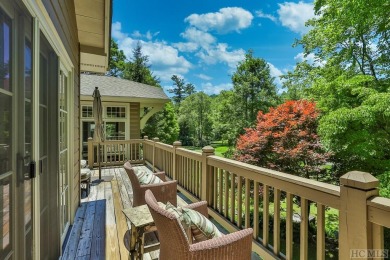 This first fairway home at Highlands Country Club combines a on Highlands Country Club in North Carolina - for sale on GolfHomes.com, golf home, golf lot