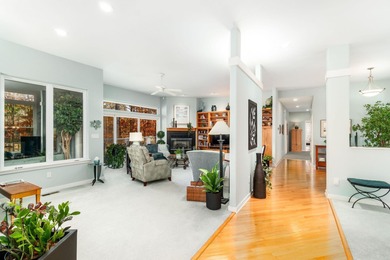 10' & 9' ceilings - sunroom vaulted with trapezoid windows on Cortez Golf Course in Arkansas - for sale on GolfHomes.com, golf home, golf lot