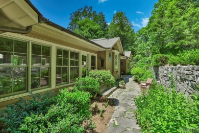 This first fairway home at Highlands Country Club combines a on Highlands Country Club in North Carolina - for sale on GolfHomes.com, golf home, golf lot