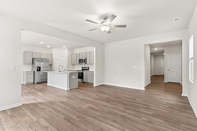 The Walker is a beautifully designed two-story home that blends on Harbour Point Golf Club in North Carolina - for sale on GolfHomes.com, golf home, golf lot