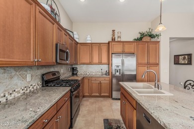 Immaculate 2-Bedroom + Den, 2.5-Bath Home with Open Floor Plan & on Tuscany Falls At Pebble Creek in Arizona - for sale on GolfHomes.com, golf home, golf lot